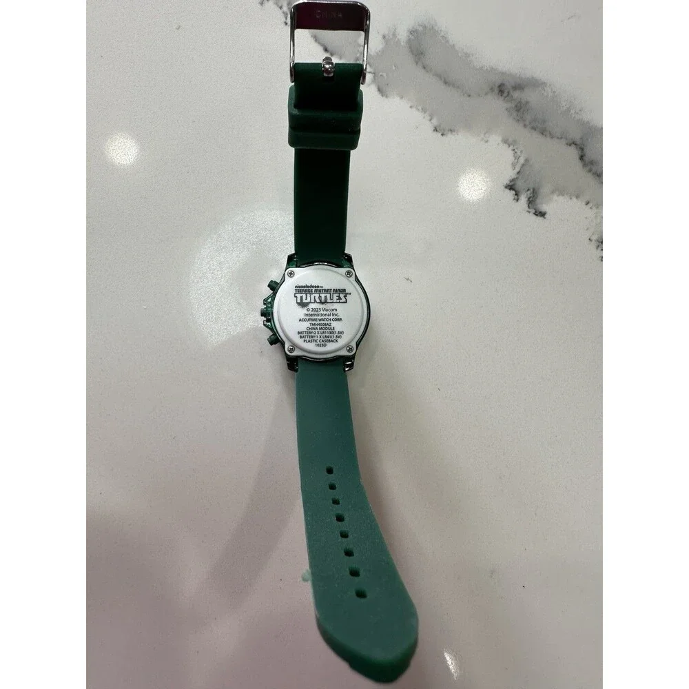Nickelodeon Teenage Mutant Ninja Turtles Digital Watch LightUp Viacom GRN  2023
